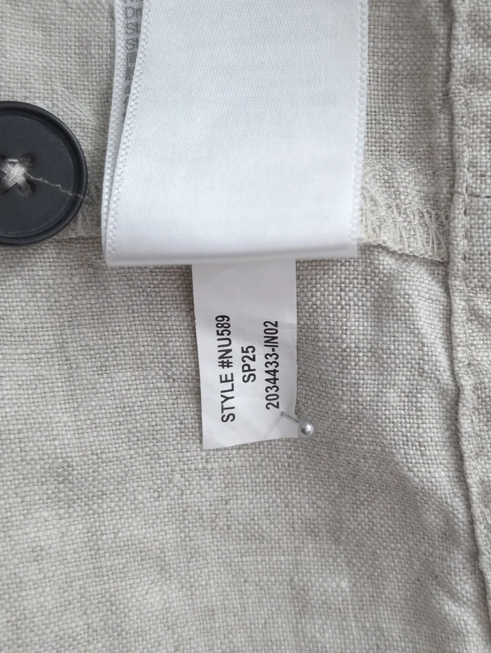 Madewell Linen Utility Short-Sleeve Mini Shirtdress in Oat - Picture 7 of 9